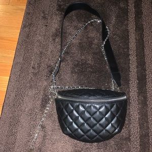 Black Steve Madden Bfanny Belt Bag